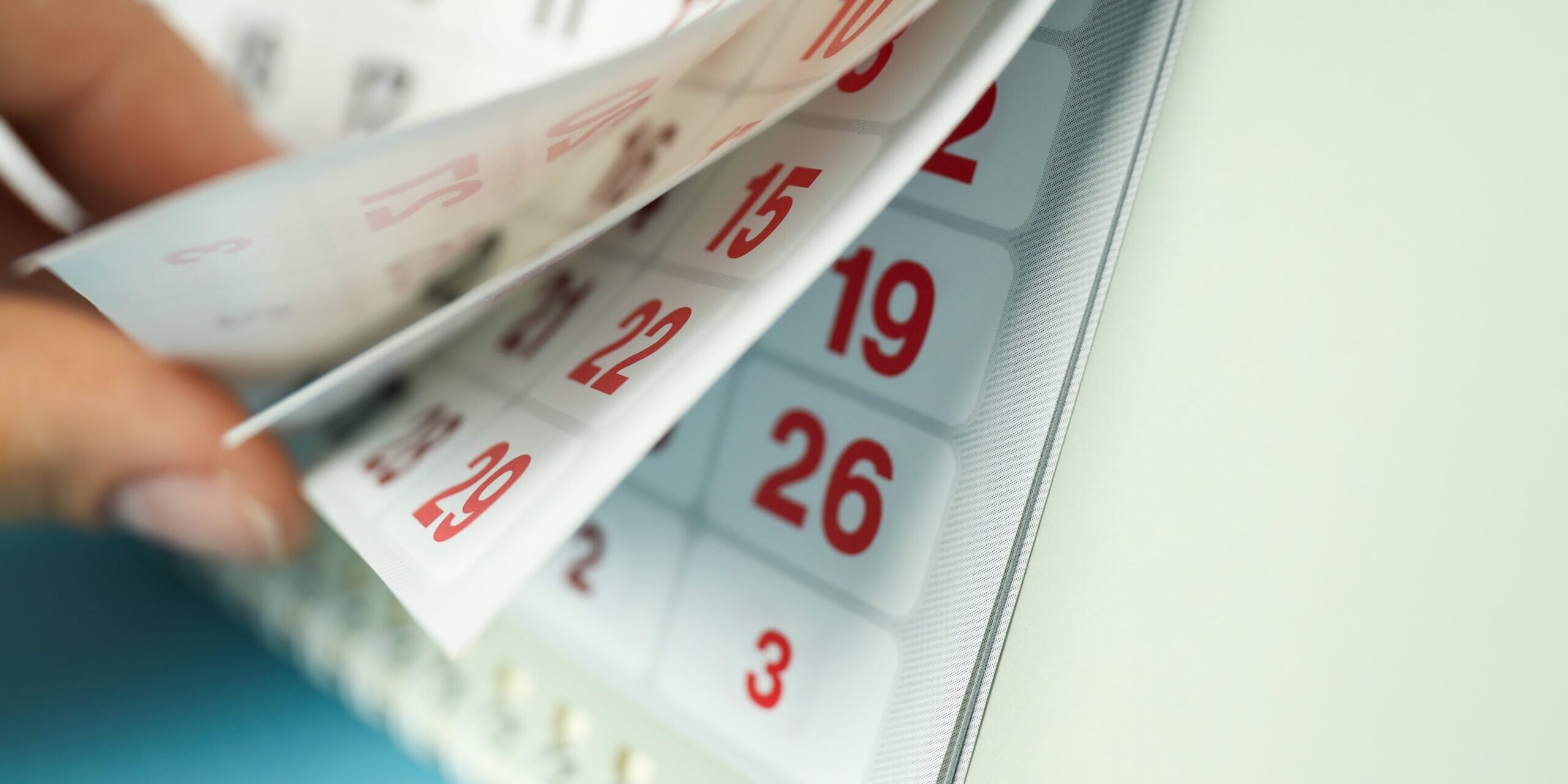 Calendario vacaciones