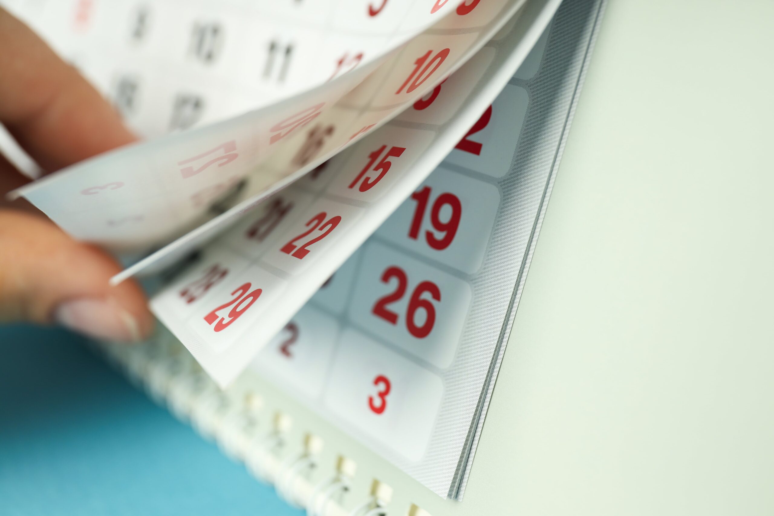 Calendario vacaciones